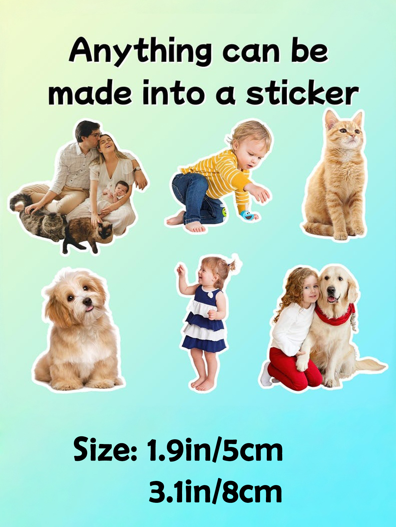 Personalized Real-Life Stickers